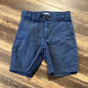 Boys Blue Striped Shorts